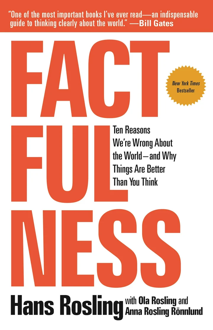 Factfulness by Hans Rosling with Ola Rosling & Anna Rosling Rönnlund — book cover